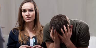 Woman realizes she is the toxic influence in her relationship, but pretends not to be.