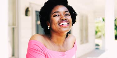 Person living a joyful and radiant life.