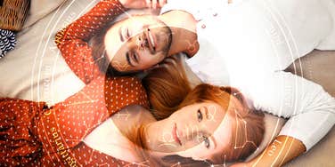 Sacred geometry shaping couples zodiac compatibility. 