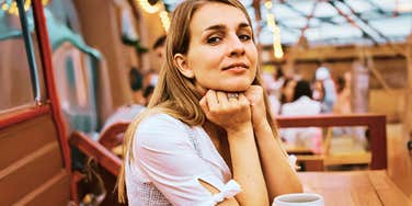 Desirable woman with high emotional IQ. 