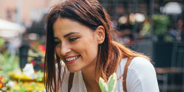 Woman masters the skills to be popular with people.