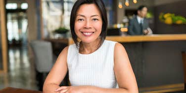 Woman re-entering corporate America. 