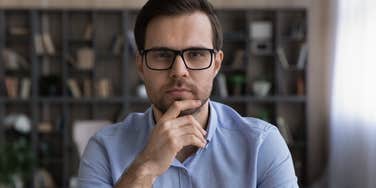 Man who may or may not be intelligent