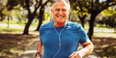 Man working out.