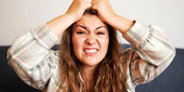 Woman complaining about husband in couples therapy.