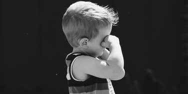 Kid needs love from parents.