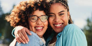 Smart person smoothing over conflict, friend feeling validated and heard.