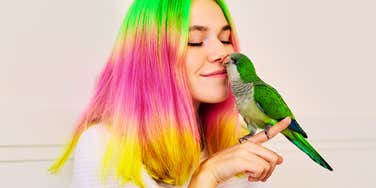 Person with rare radiant bird energy.