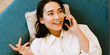 Woman asking the person she loves questions to truly get to know them. 