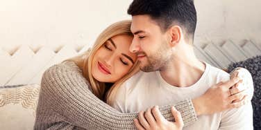 Couple realizing their love languages reflect their childhood trauma