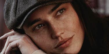 Person is captivating.