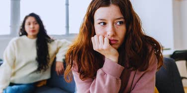 woman reconsidering friendship 