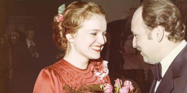 Vintage pic of Boomer couple who will learn what relationship rule doesn't work