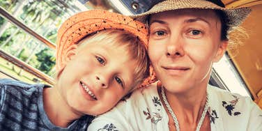 Woman raising her child in poverty to avoid daycare.