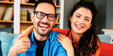 Couple in a healthy relationship.