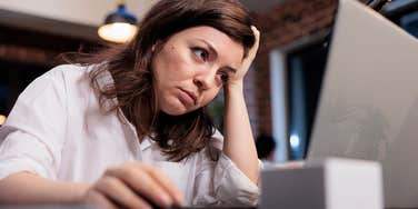 burnt out employee with highly praised work habits