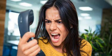 Woman has midlife while working dream job.
