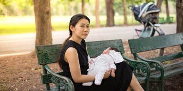 woman unreceptive to small talk