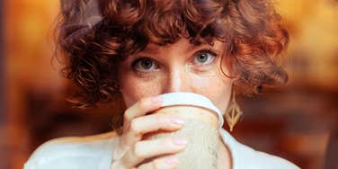 Woman with morning rituals for a higher success in life.