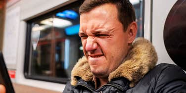 Man getting dumped in first month, making cringey mistakes. 