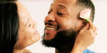 Two people in a long-term relationship.