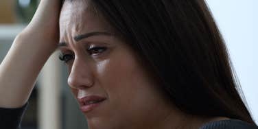 Woman is emotionally intense.
