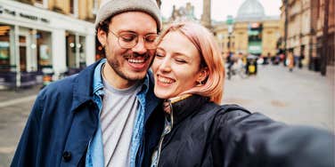 Couple showing up for each other.