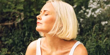 Woman who is an earth empath. 