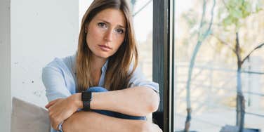 woman after a breakup