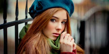 Woman with the type of face men find most attractive