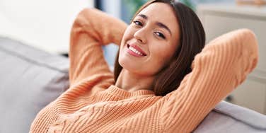 woman having a glow up to improve her mental health