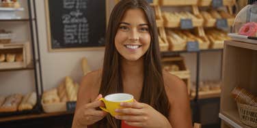 Millennial woman giving away her age without saying a word