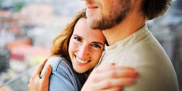 Couple who see's eye to eye with partner. 