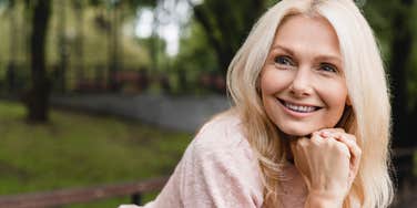woman at the age that people start to flourish