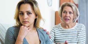 older mom offending adult daughter by being condescending