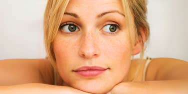 Woman who is losing interest in man. 