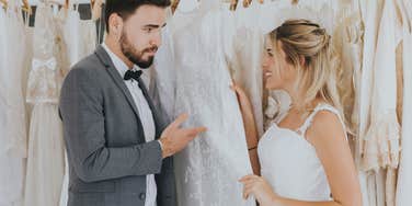 fiance asks bride not wear white wedding dress