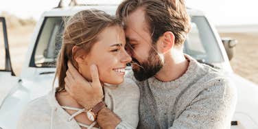 Man with his frustratingly nice and loving fiancée