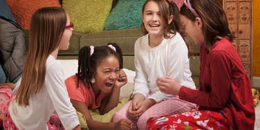 girls at a sleepover not answering their phones when parents call