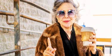Woman with a rare soul over seventy still doing things. 