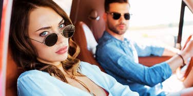 Couple in a relationship, woman feeling used. 