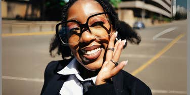 Woman who attracts wealth and success.