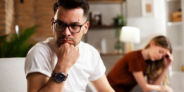 emotionally distant husband about to leave his marriage