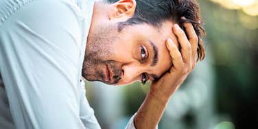 Man whose marriage is quietly falling apart.