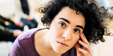 Woman's body sending her signs she's not as healthy as she thinks. 