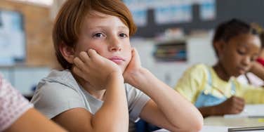 bored student who makes Fs