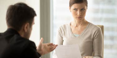 man caught lying in job interview