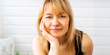 Woman using three-step roadmap to recover from trauma.