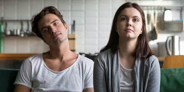 Husband and wife in disagreement over money he found on the ground