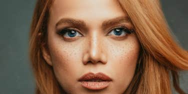 Woman has attractive, powerful behaviors.